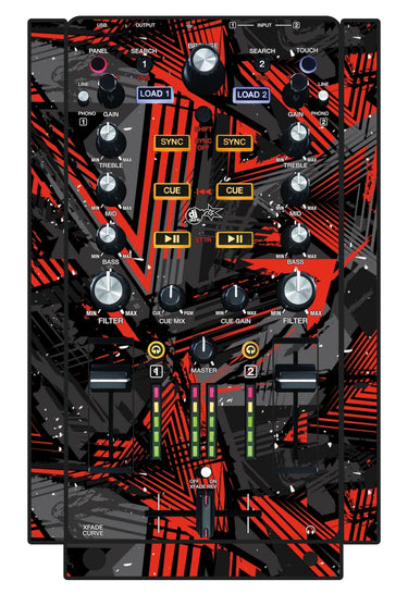 Akai Pro AMX Skin Ridge Red